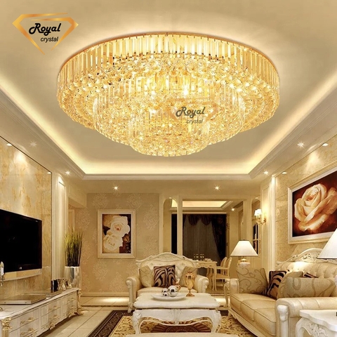 Đèn chùm pha lê ốp trần OT 022
