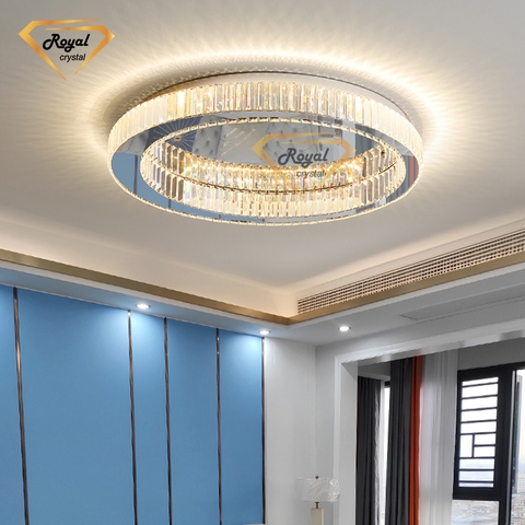 Đèn chùm pha lê ốp trần OT 027