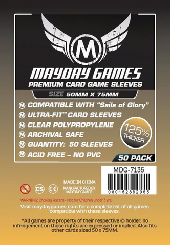 Sleeve Mayday Premium - 50x75 - Sails of Glory