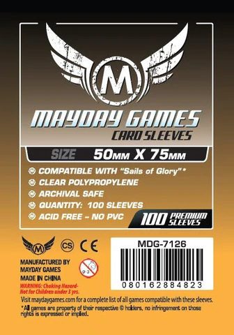 Sleeve Mayday thường - 50x75(100) - Sails of Glory