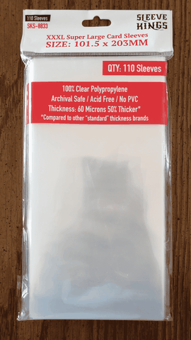 Sleeve Kings - XXXL - 101.5 x 203 mm - 110 sleeve/pack