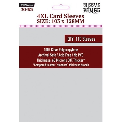 Sleeve Kings - 4XL - 103 x 128 mm - 110 sleeve/pack