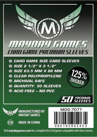 Sleeve Mayday Premium - 63.5x88 - Standard