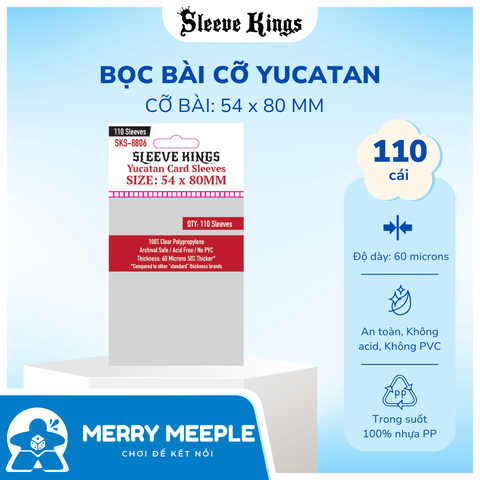 Sleeve Kings - Yucatan - 54 x 80 mm - 110 sleeve/pack