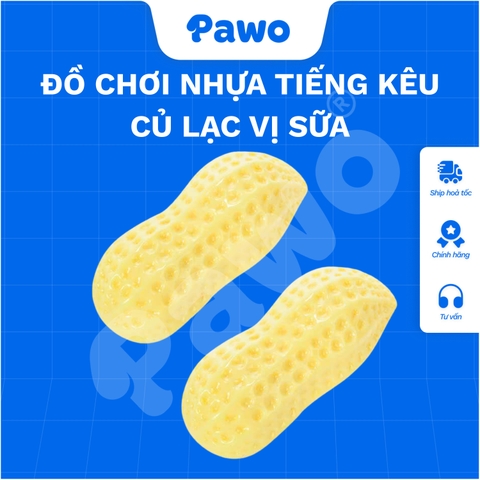 Đồ chơi nhựa tiếng kêu - củ lạc vị sữa