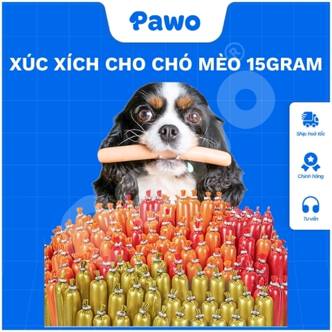 Xúc Xích Chó Mèo - Cung Cấp Dinh Dưỡng Cho Thú Cưng 15gram PAWO