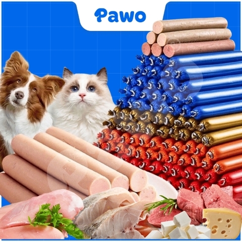 Xúc Xích Chó Mèo - Cung Cấp Dinh Dưỡng Cho Thú Cưng 15gram PAWO