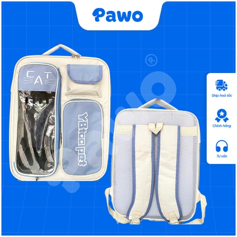 Balo YBtoo Pet vuông PAWO