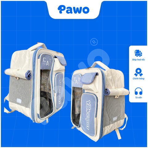 Balo YBtoo Pet vuông PAWO