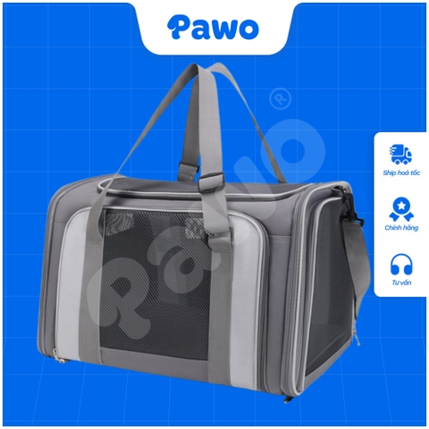 Túi Lưới Xám Size Lớn 10kg Cho Chó Mèo PAWO