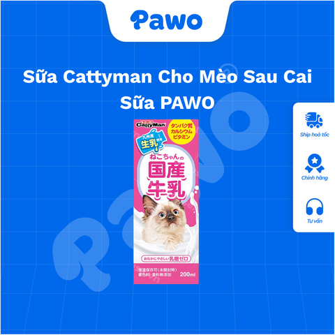 Sữa Cattyman Cho Mèo Sau Cai Sữa PAWO