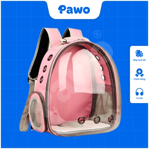 Balo Vận Chuyển Trong Suốt Cho Chó Mèo PAWO