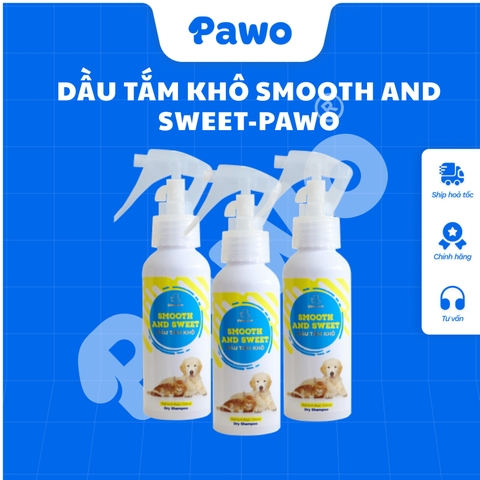 DẦU TẮM KHÔ SMOOTH AND SWEET-PAWO
