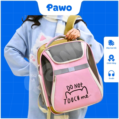 Balo Do Not Touch Me Vận Chuyển Chó Mèo PAWO