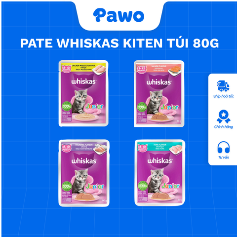 Pate Whiskas Kitten Mèo Con 80g