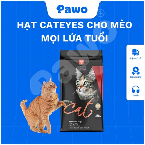 Thức ăn hạt CATSEYE 1.5kg cho mèo mọi lứa tuổi PAWO