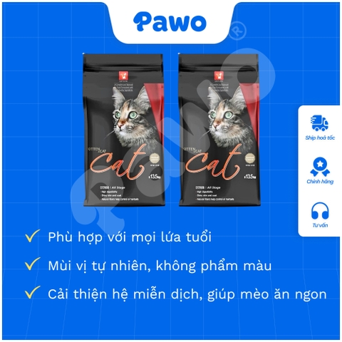 Thức ăn hạt CATSEYE 1.5kg cho mèo mọi lứa tuổi PAWO