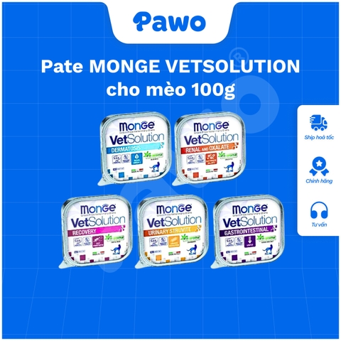 Pate Monge VetSolution cho mèo 100g | PAWO