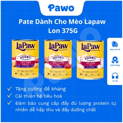 Pate Lapaw 375g cho mèo