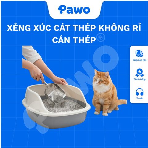Xẻng xúc cát thép không gỉ  - PAWO
