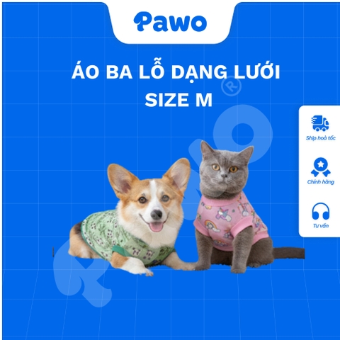 Áo ba lỗ dạng lưới nhiều size - PAWO