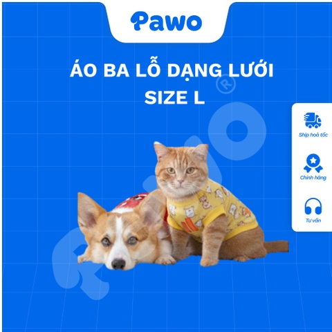 Áo ba lỗ dạng lưới nhiều size - PAWO