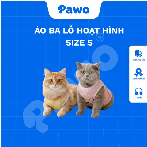 Áo ba lỗ hoạt hình nhiều size - PAWO