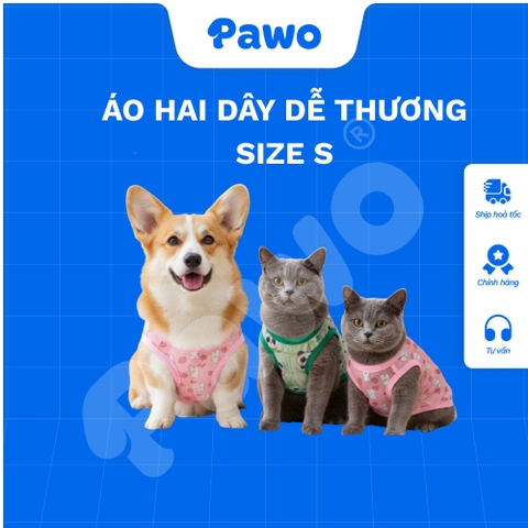 Áo hai dây dạng lưới cho thú cưng - PAWO