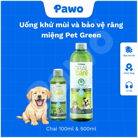 SPVS - Uống khử mùi và bảo vệ răng miệng Pet Green
