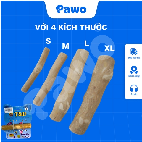 PK-Thanh gỗ cafe cho chó gặm T&D