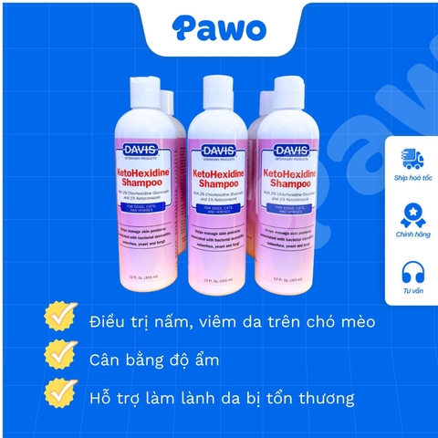 Sữa Tắm Hỗ Trợ Các Bệnh Về Da DAVIS 355ml PAWO