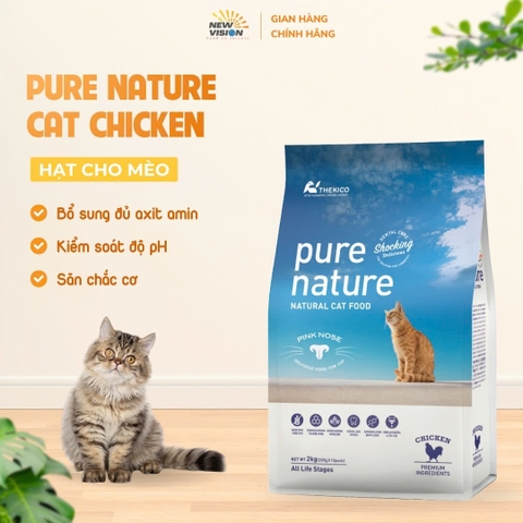 Hạt Cho Mèo Pure Nature Túi 200g, 2kg PAWO