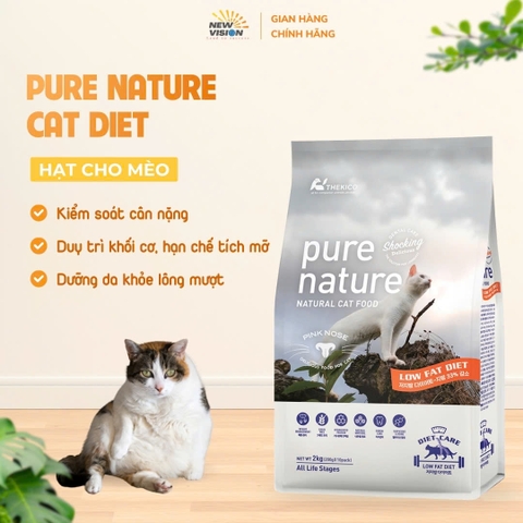 Hạt Cho Mèo Pure Nature Túi 200g, 2kg PAWO