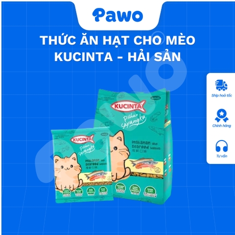 Hạt Kucinta cho mèo nhiều vị - PAWO
