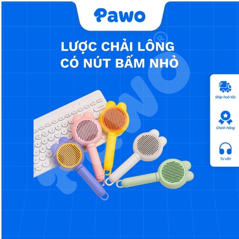 Lược chải lông có nút bấm nhỏ cho thú cưng - PAWO