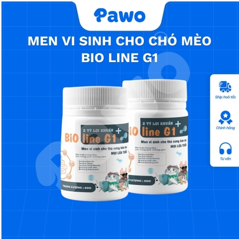 Men vi sinh cho chó mèo Bio Line G1 - 50g