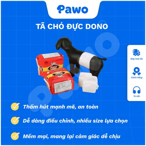 Tã chó đực Dono nhiều size | PAWO