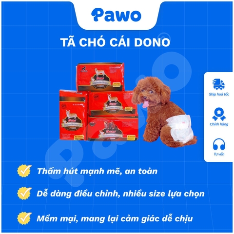 Tã Dono chó cái nhiều size | PAWO