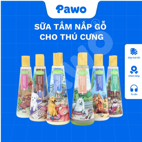 Sữa tắm nắp gỗ cho thú cưng - PAWO