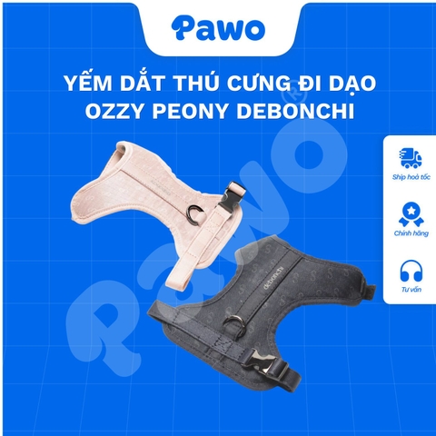 Yếm dắt thú cưng đi dạo Ozzy Peony debonchi | PAWO