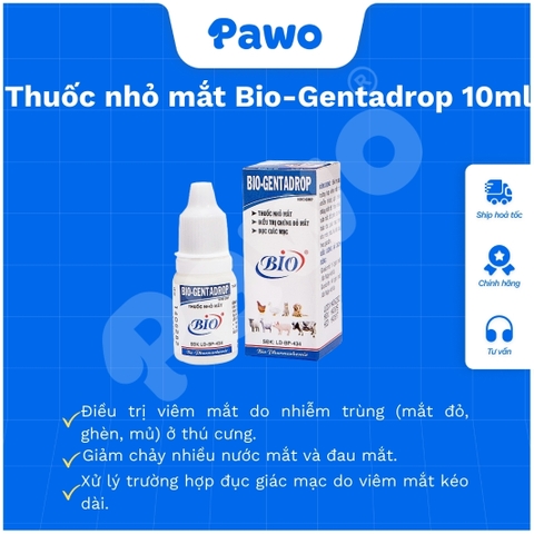 Thuốc - Nhỏ mắt Bio-Gentadrop