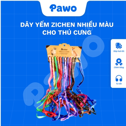 Dây dắt yếm Zichen nhiều màu cho thú cưng - PAWO