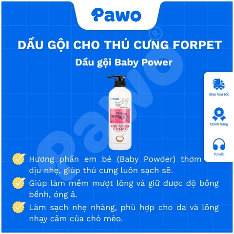 Sữa tắm Forcans dành cho chó mèo 550ml - Pawo