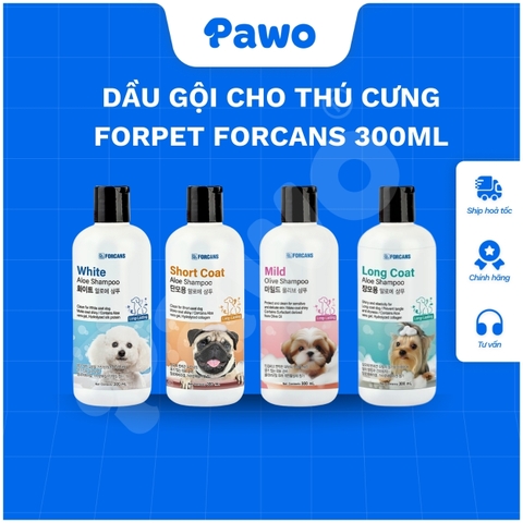 Sữa tắm Forcans từ thiên nhiên cho chó mèo 300ml - PAWO