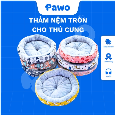 Thảm nệm tròn cho thú cưng - PAWO