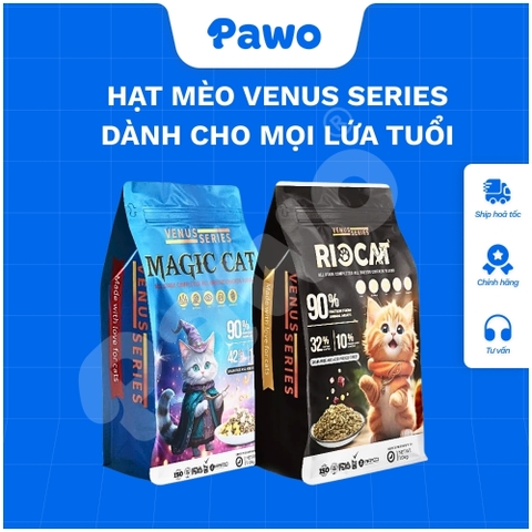 Hạt Venus Series cho mèo mọi lứa tuổi túi 1KG | PAWO