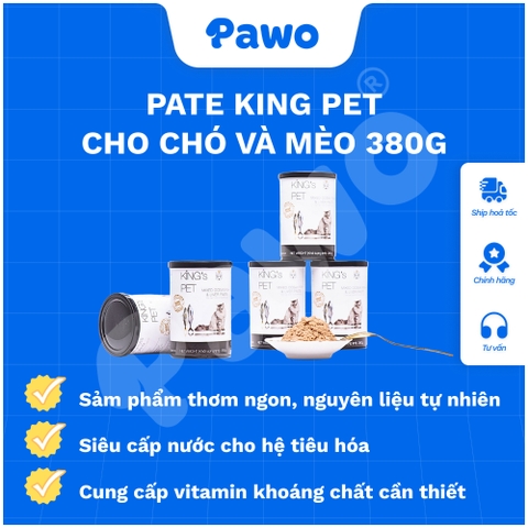 Pate King Pet cho chó và mèo 380g
