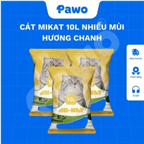 Cát vệ sinh đất sét Mikat 10L - PAWO