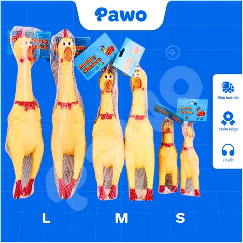 Đồ chơi con gà la hét dành cho chó PAWO