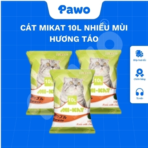 Cát vệ sinh đất sét Mikat 10L - PAWO